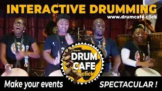 Welcome to Drum Cafe - Interactive Drumming For Events