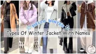 Different types of jacket with names for girls women/Winter jacket for girls women with names/Winter