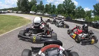Running LO206 at AMP sitting in the Back Learning to Drive a Kart