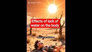 Effects of lack of water on the body. #Dehydration