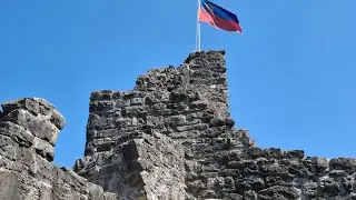 Rando' Ch&acirc;teaux &agrave; Schellenberg 🇱🇮 Ruine Neu-Schellenberg, Ruine Alt-Schellenberg