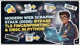 Modern Web Scraping Stack (2026): Bypass TLS Fingerprinting & DBSC in Python | Hindi