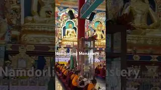 Namdorling Monastery, Coorg, Karnataka  #goldentemple #buddhistmonastery  #tibetanmonastery