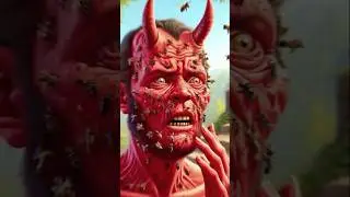 Punishment for Greed 🍯🐝#shorts #youtubeshorts #viral #trending #jesus #devil