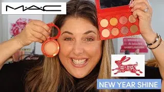 NEW MAC Lunar New Year Shine Eye Shadow and Bouncy Cushion Glow Play Blush!