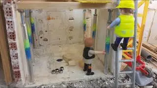 Neubau Garage Tag 37 | Deckenschalungsger&uuml;st f&uuml;r die 2. Garage | LionBau