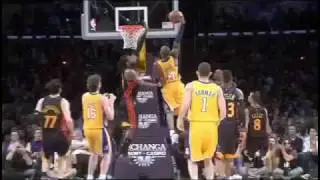 Ronny Turiaf Blocks Kobe Bryant - Best Block of 2009