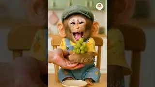 Monkey Says &ldquo;Hands Off My Grapes!&rdquo; 🍇🐵😂
