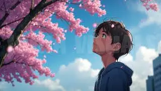 Falling Petals - Seamless Animated Background, Live Wallpaper, Stream Overlay, Lofi Anime Art