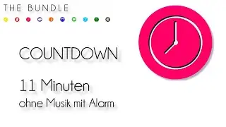 Countdown 11 Minuten ohne Musik  mit Alarm   timer 11 minutes silent