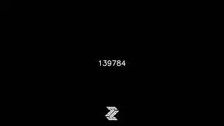 Countdown from 153,000 to 0 at 30 FPS | Engaging Visual Journey | timelyflow