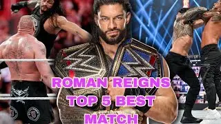 Roman Reigns Top 5 Greatest Matches Ever 😱 | WWE Fans Emotional Ho Gaye!
