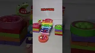 Magical Xylophone Sounds With Marble Balls 🎶