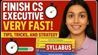 Finish CS Executive Syllabus FAST! 🚀📚 | Ultimate Strategy for December 2025 ✅