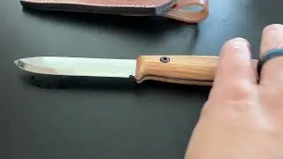 BPS Knives MK1S   Mushroom Knife   Sharp Stainless Steel Compact Knife Review, Similar to Mora, with