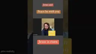 What did Jesus say? #peacebewithyou #easter #EasterSunday #JesusIsLord #resurrection #JesusIsRisen