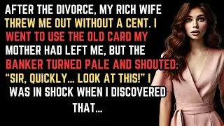 After my wife kicked me out, I used my mother's old card  The bank panicked   I was shocked when