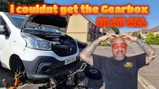 RENAULT TRAFFIC 2015  1.6 CLUTCH & FLYWHEEL REPLACEMENT ( i couldnt get the box in )
