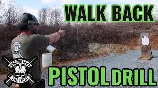 Pistol Walk Back Drill | Test your Limit of Advance Shooting Drill