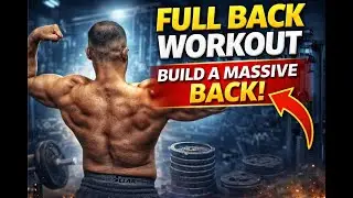 FULL BACK WORKOUT🔥Build a WIDE & THICK BACK FAST!