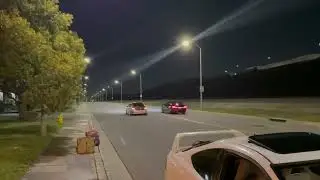 G35 vs 540i both tuned and bolt on rolling race