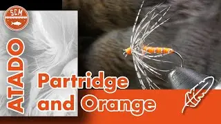 Atando la mosca húmeda (wet fly) Partridge and Orange