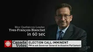 Yves-Fran&ccedil;ois Blanchet in 60 seconds - Canada election 2019