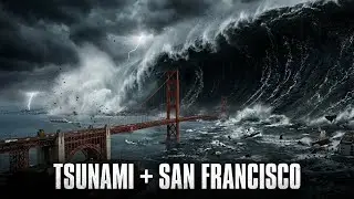 Mega Tsunami San Francisco (Ultra-Realistic / 4K) |9 Minutes Before Total Destruction (AI FICTIONAL)