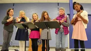 CCSD 89 students performing ukuleles songs