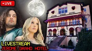 LIVE GHOST HUNTING INSIDE JEROME GRAND HOTEL - PARANORMAL DETOUR