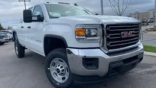 2019 GMC Sierra 2500HD Double Cab Work Truck 6.0L V8 4WD Review and Test Drive