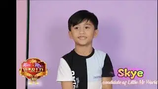 Little Mr. World Candidate SKYE ! Vote for him. #model #contest #talent #kulitbulilit