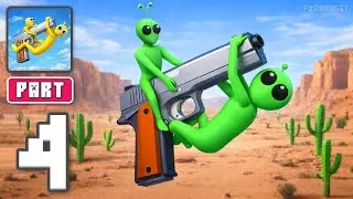 Flip Beat: Ragdoll Gun Shooter - Gameplay Walkthrough Part 4 - Flip Fire Rhythm Chaos (iOS, Android)