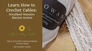 Left-Handed Crochet Cable Blanket Tutorial &ndash; Woodland Wanders Section (Adventure in Cables CAL)