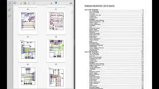 Nissan Murano 2015 to 2023 - Electrical Wiring Diagrams - Electrical Circuits
