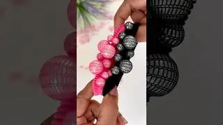 EASY FASHION Diy Hair Accessories / Easy cute  craft ideas #shorts #shortsfeed