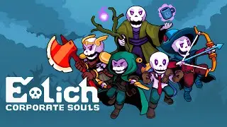 E-Lich: Corporate Souls Demo Gameplay | No Commentary | Roguelite Bullet Heaven