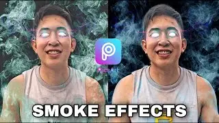How to make Smoke Effect | Picsart Tutorial Glowing Eyes | Smoke Effect
