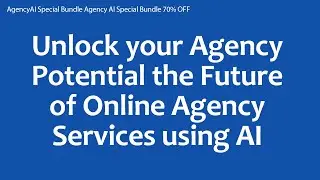 AgencyAI Special Bundle Agency AI Special Bundle 70% OFF