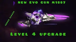 FREE FIRE NEW EVO M1887 GUN SKIN // LEVEL 4 UPGRADE ONLY 400 DIMOND 🤬 OMG VIDEO 💯💯