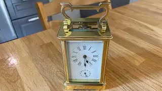 Restauration pendulette d&rsquo;officier de 1880 Clock repair Carriage Clock Alive old clock