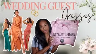 PRETTY LITTLE THING HAUL | WEDDING GUEST DRESSES | SUMMER DRESSES YOU NEED!
