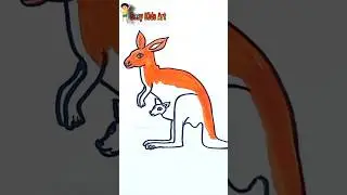Easy drawing of Cute Animals #shortsfeed #trending #easydrawing #animaldrawing #easy_kids_art
