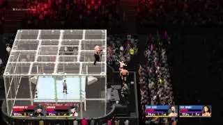 WWE 2K16 - How To Get Into The Crowd (Hardcore HiaC)