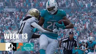 Saints vs. Dolphins | 2025-26 Season Week 13 | Madden NFL 26 Simulation