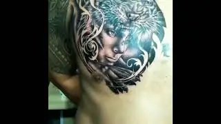 Lady Tiger Tattoo ( Cover Up )
