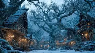 Mystic Snowbound Village &mdash; Medieval Celtic Winter Ambience for Calm Focus & Deep Rest