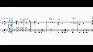 The Slip up Modal Jazz Standard Harmony Arrangement