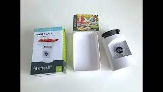 IHERB: Vitaminder, Fit&Fresh, Food Scale with Removable Tray (весы с поддоном) - Видео обзор