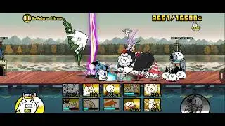 Battle Cats: Zero Legends 3-25-2 : Forgotten Republic (1 & 4 Crowns Stars ): No-Returns Library ****